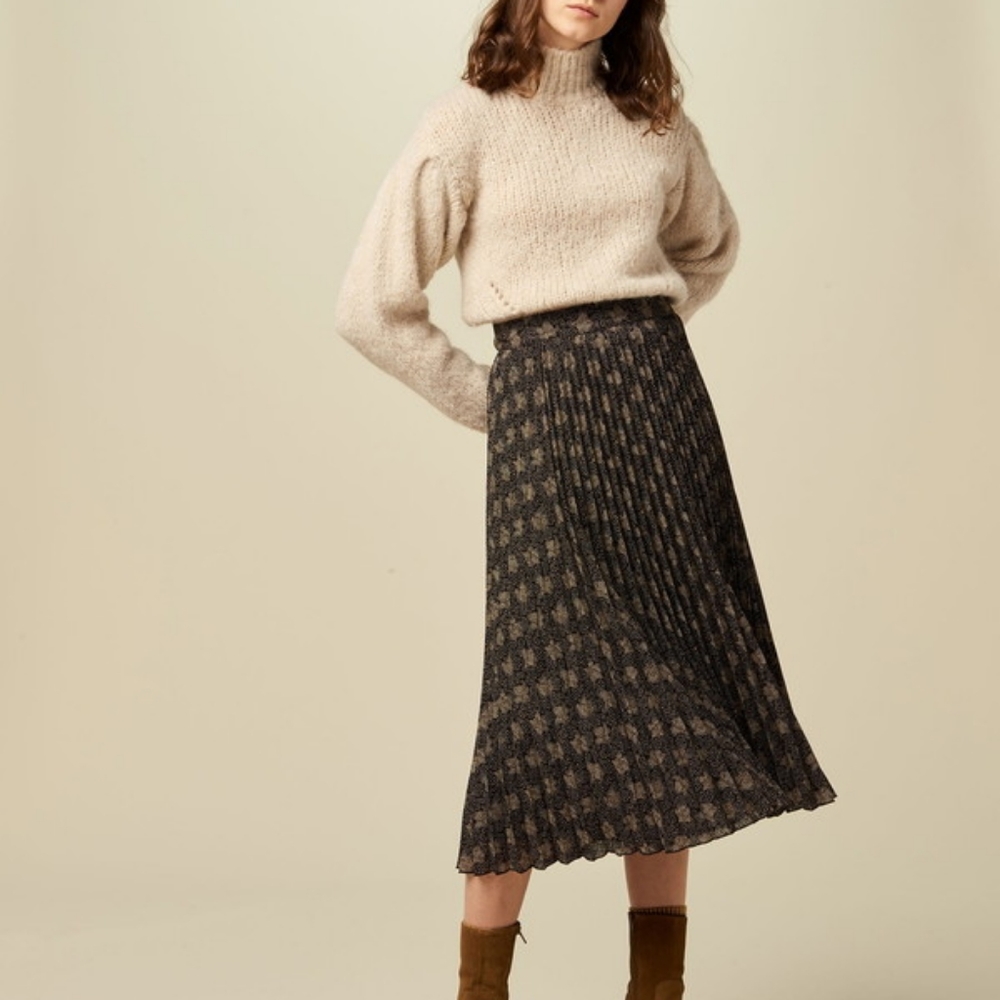 Sessun midi skirt in Kyoto wood